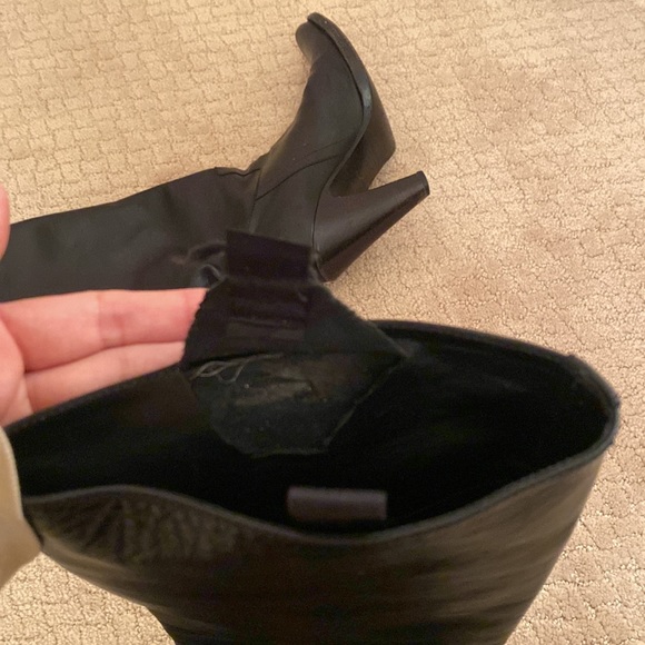 Prada Leather Heeled Boots - Vera Cuoio Size 36.5 - Picture 9 of 9